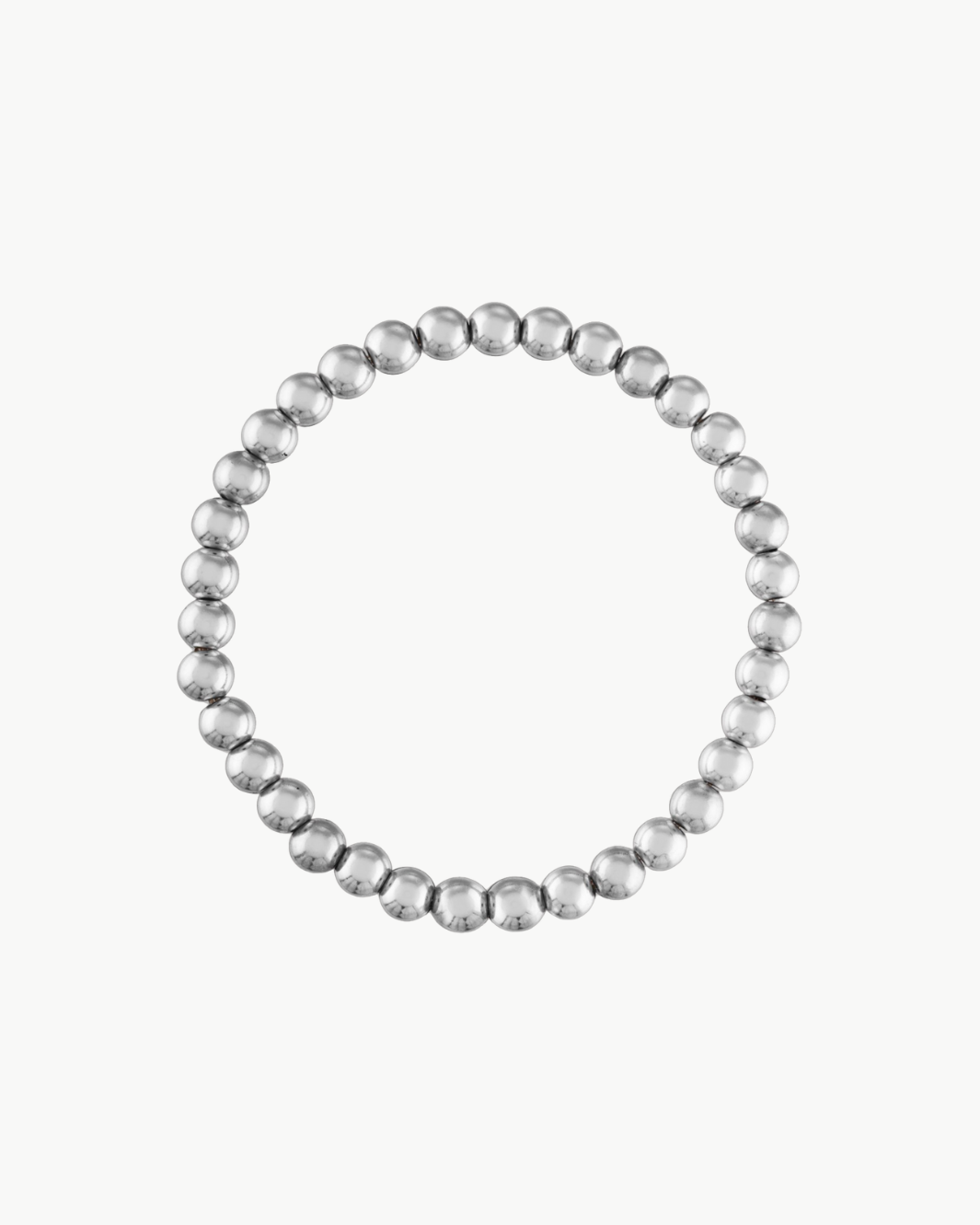 Alexa Leigh 5MM BALL BRACELET IN SILVER at Romi Boutique