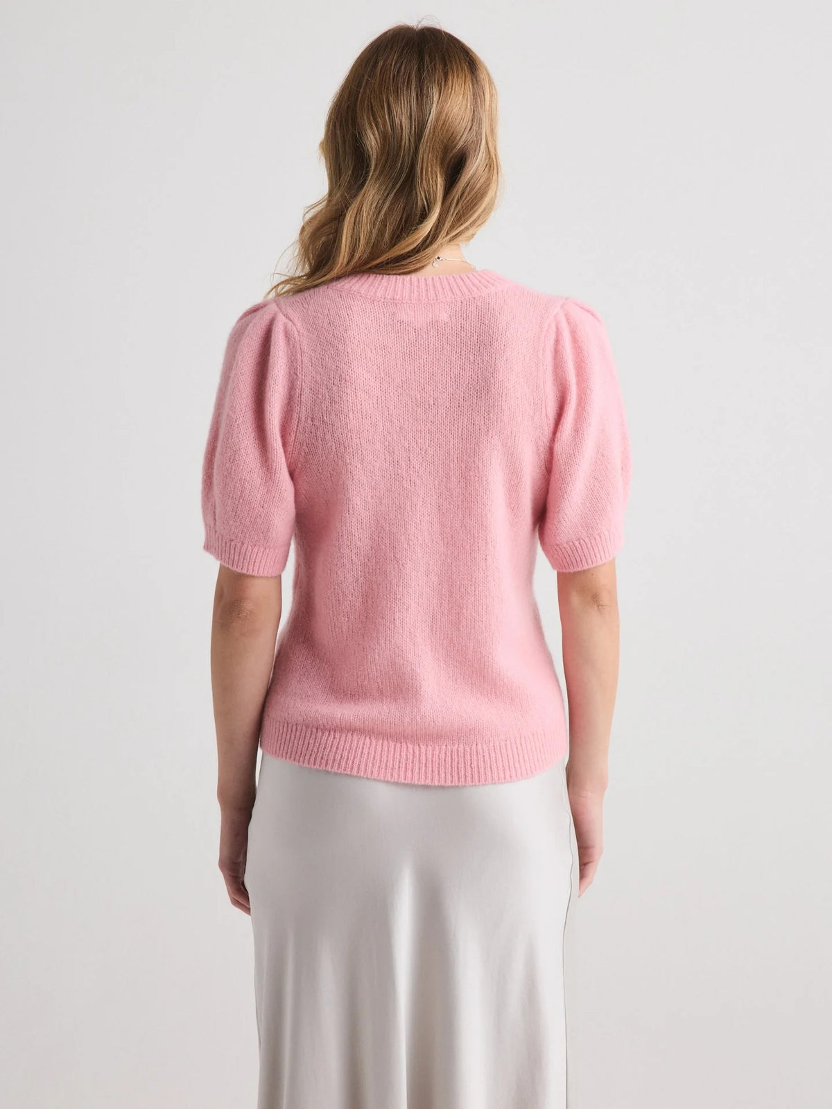 W.Cashmere Aria Short Sleeves Sweater at Romi Boutique