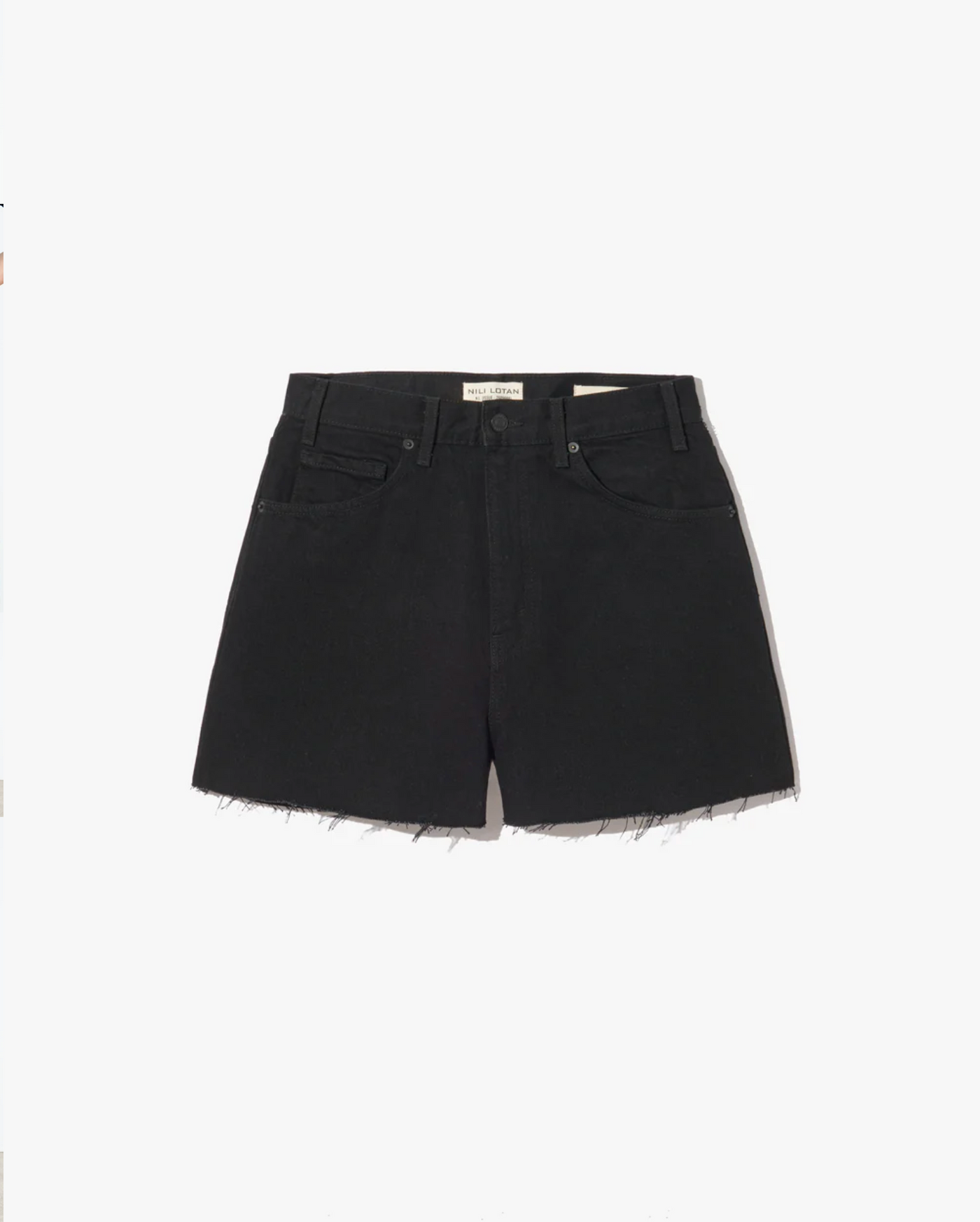 COBAIN DENIM SHORT IN JET BLACK