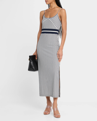 HOLLIS DRESS IN SPRING NAVY