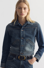 Nili Lotan CARLY DENIM JACKET at Romi Boutique