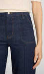 Frame Le Slim Palazzo Pintuck Pocket Jean at Romi Boutique
