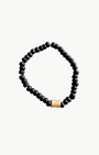 MARIT RAE CHARM BRACELET IN BLACK at Romi Boutique