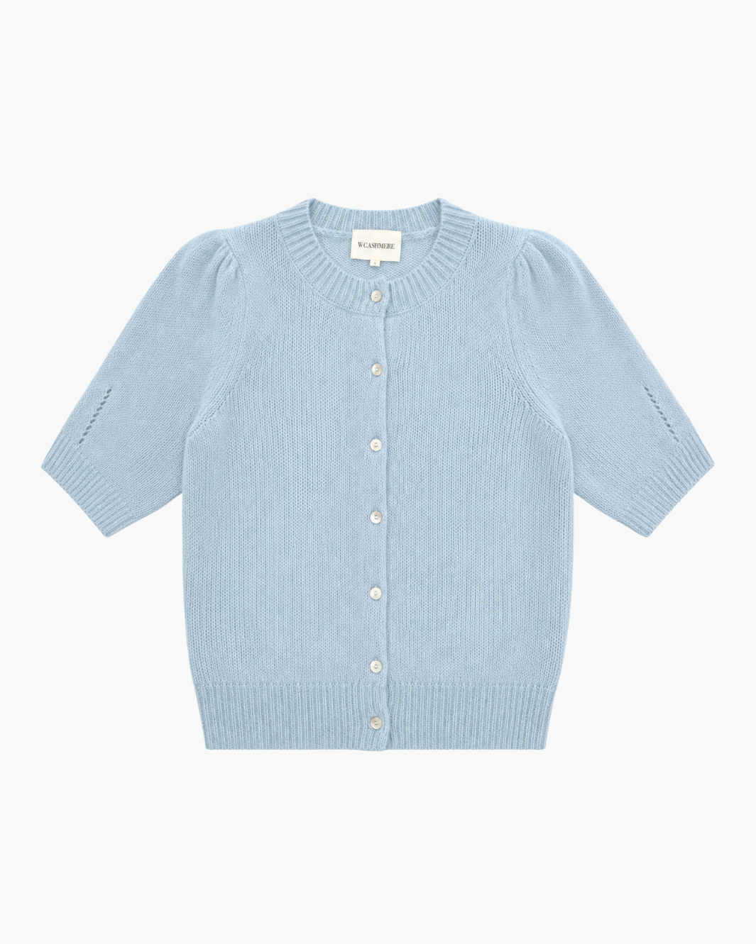 W.Cashmere Sheila Short Sleeve Cardigan at Romi Boutique