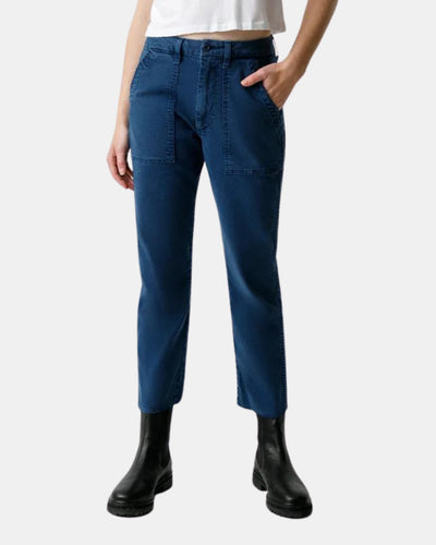 EASY ARMY TROUSER IN NEPTUNE - Romi Boutique