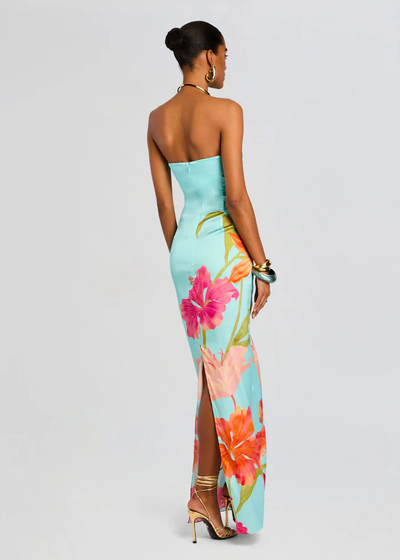 VIVI DRESS IN AQUA PRIMAVERA