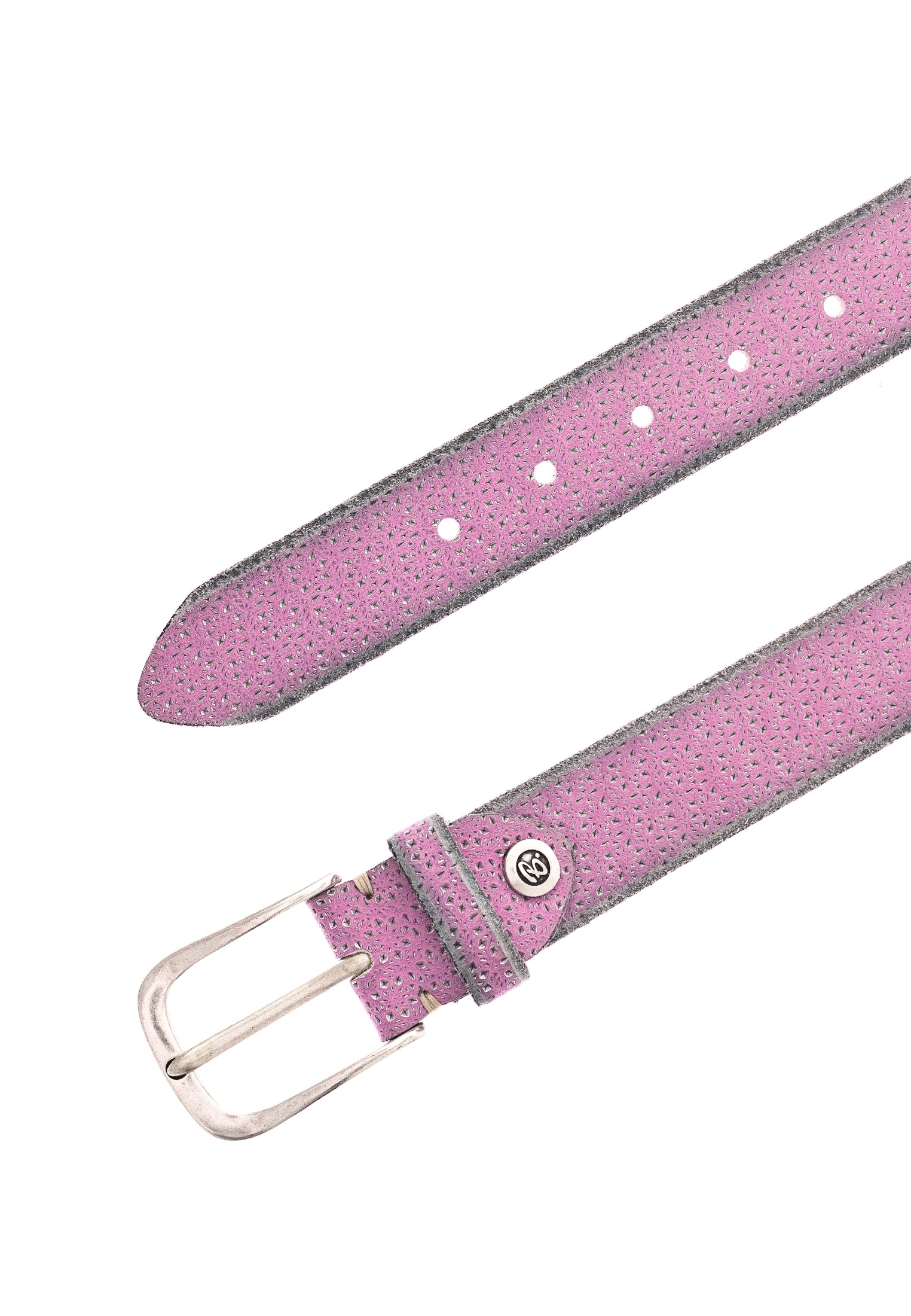 B. BELT MARA BELT IN PINK/SILVER at Romi Boutique