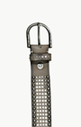 B.Belt Riva Gun Metal Multi Studs at Romi Boutique