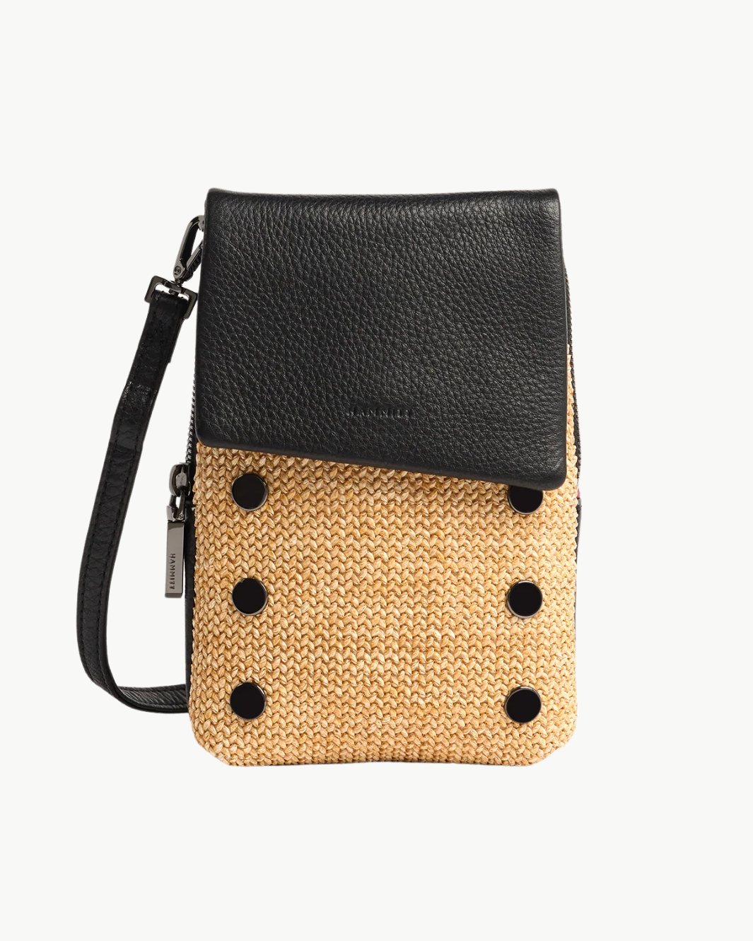 VIP MOBILE IN CHAPARRAL RAFFIA/GUNMETAL