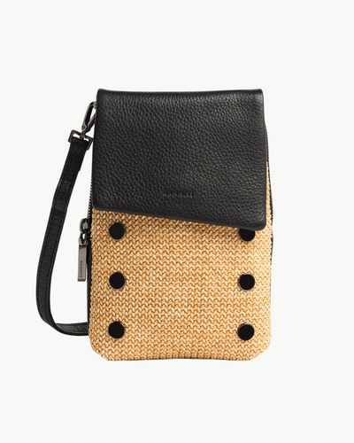 VIP MOBILE IN CHAPARRAL RAFFIA/GUNMETAL