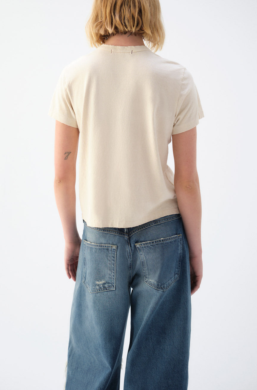 LOVE TEE IN BONE