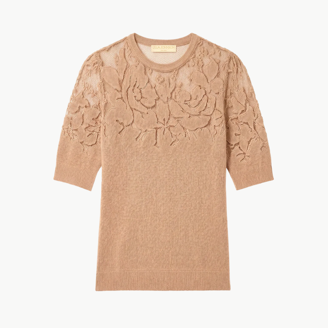 Ella Short Sleeve Lace Top