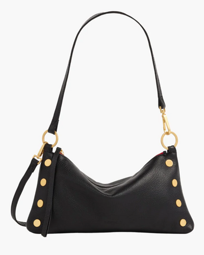 KYLE IN BLACK/BRUSHED GOLD RED ZIP - Romi Boutique