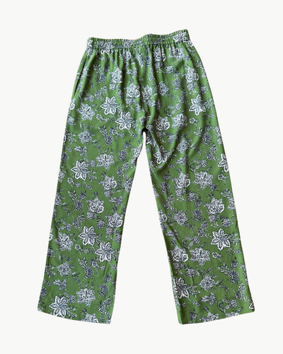 GO WIDE ANGLE PANT PRINTED IN SPLENDOR LODEN