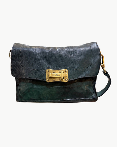 AGNESE CROSSBODY IN GREEN BOTTLE