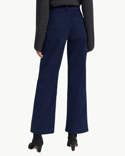 CROPPED SAILOR TWILL IN NAVY