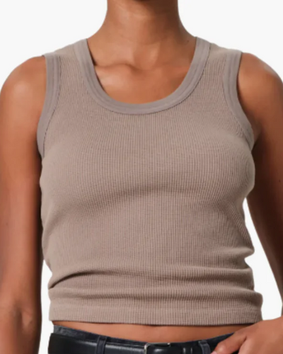 INEZ WAFFLE TANK IN BEZAL