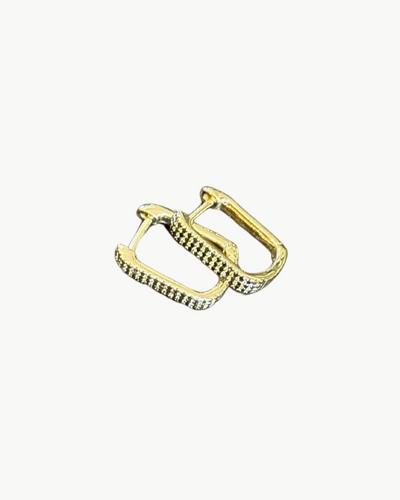 JUMBO LOLA HOOP EARRING IN 14K BLACK DIAMOND