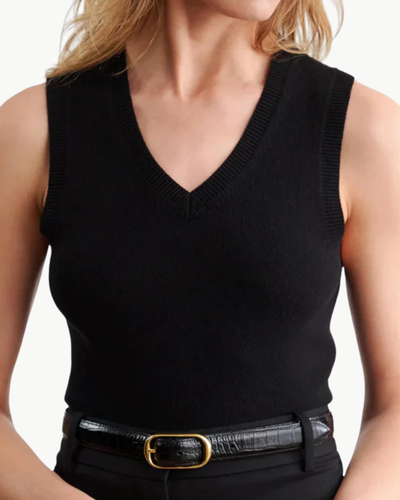 FEBRUARY TANK IN DARK NAVY