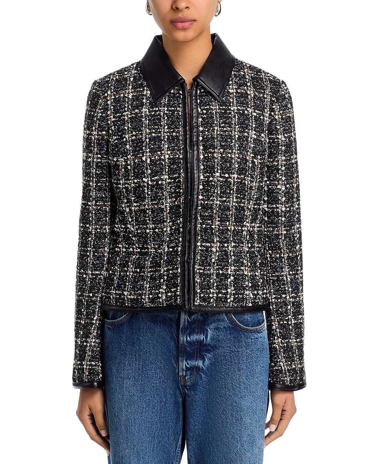 ELOISE BLAZER IN BLACK PLAID