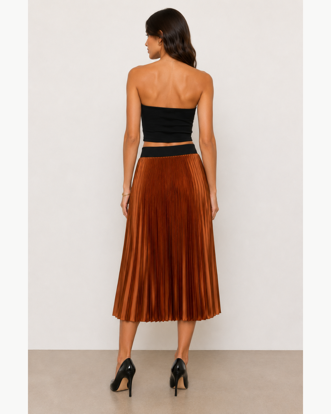 Classic Satin Skirt