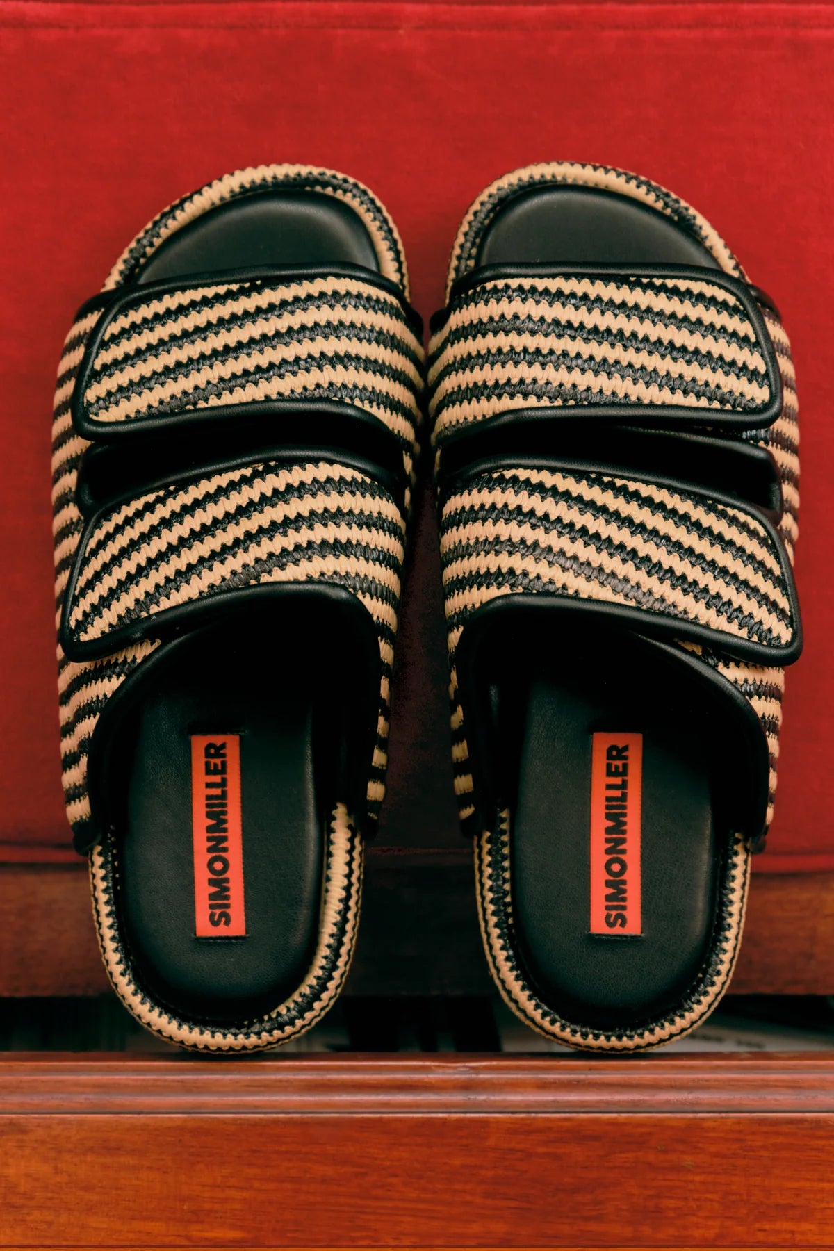 STRIPE RAFFIA CRO SLIDE