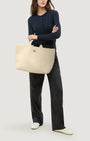 Naghedi ST. BARTHS LARGE TOTE CHERRY at Romi Boutique