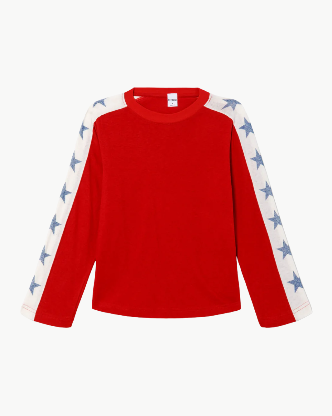 Re/Done Star Contrast LS Jersey at Romi Boutique