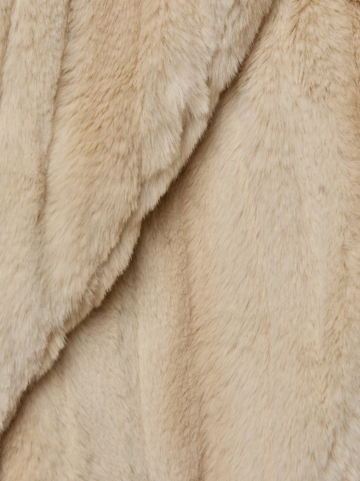 DAVY FAUX FUR JACKET IN LATTE STRIPED FUR