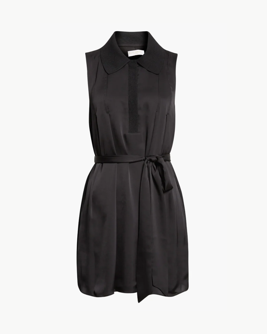 Ramy Brook Women's Lina Sleeveless Belted Minidress - Black