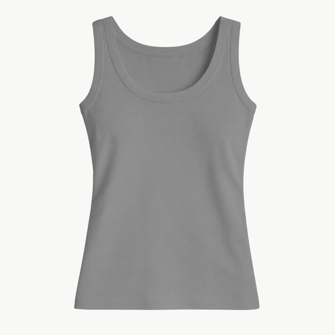 Enza Costa SUPIMA BABY RIB TANK at Romi Boutique