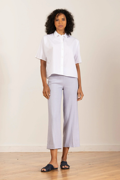 ALEX LINEN PANT IN SKY