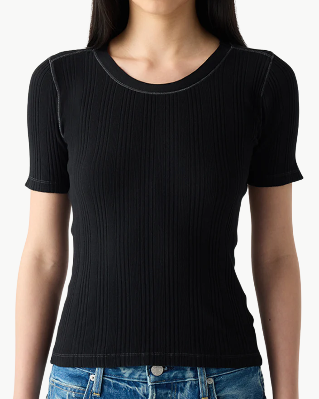 CHERISH TEE IN BLACK - Romi Boutique