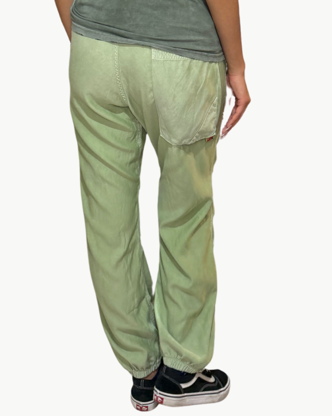 FLAP/SNAP FREECITYLARGE MATTE/SATIN AIRJUMP PANT IN MOCHI DUST