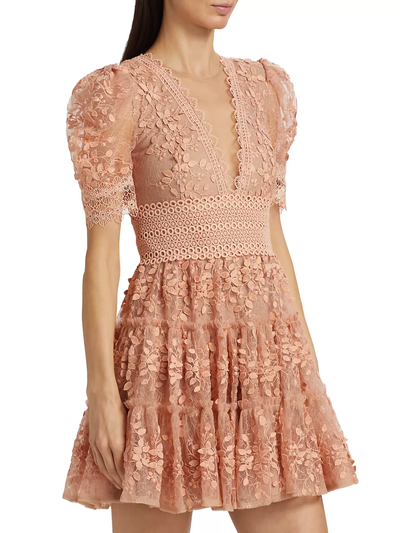 MEGAN MINI DRESS IN BEIGE