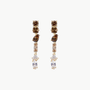 Julie M Ombre Crystals Earrings