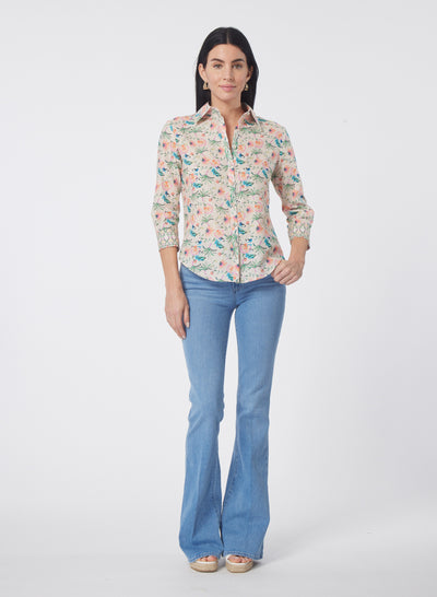 FREYA BLOUSE IN GARDEN OF VERSAILLES PRINT