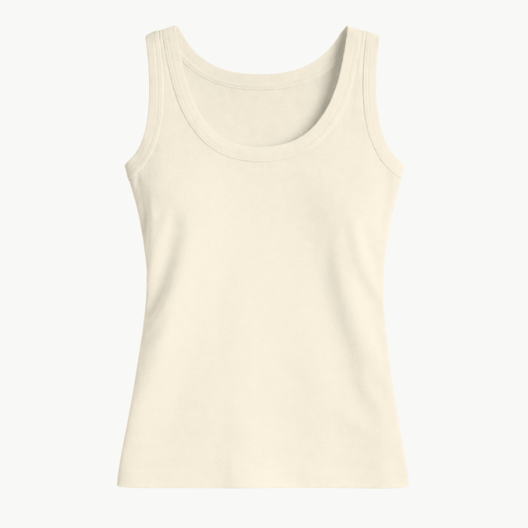 Enza Costa SUPIMA BABY RIB TANK at Romi Boutique