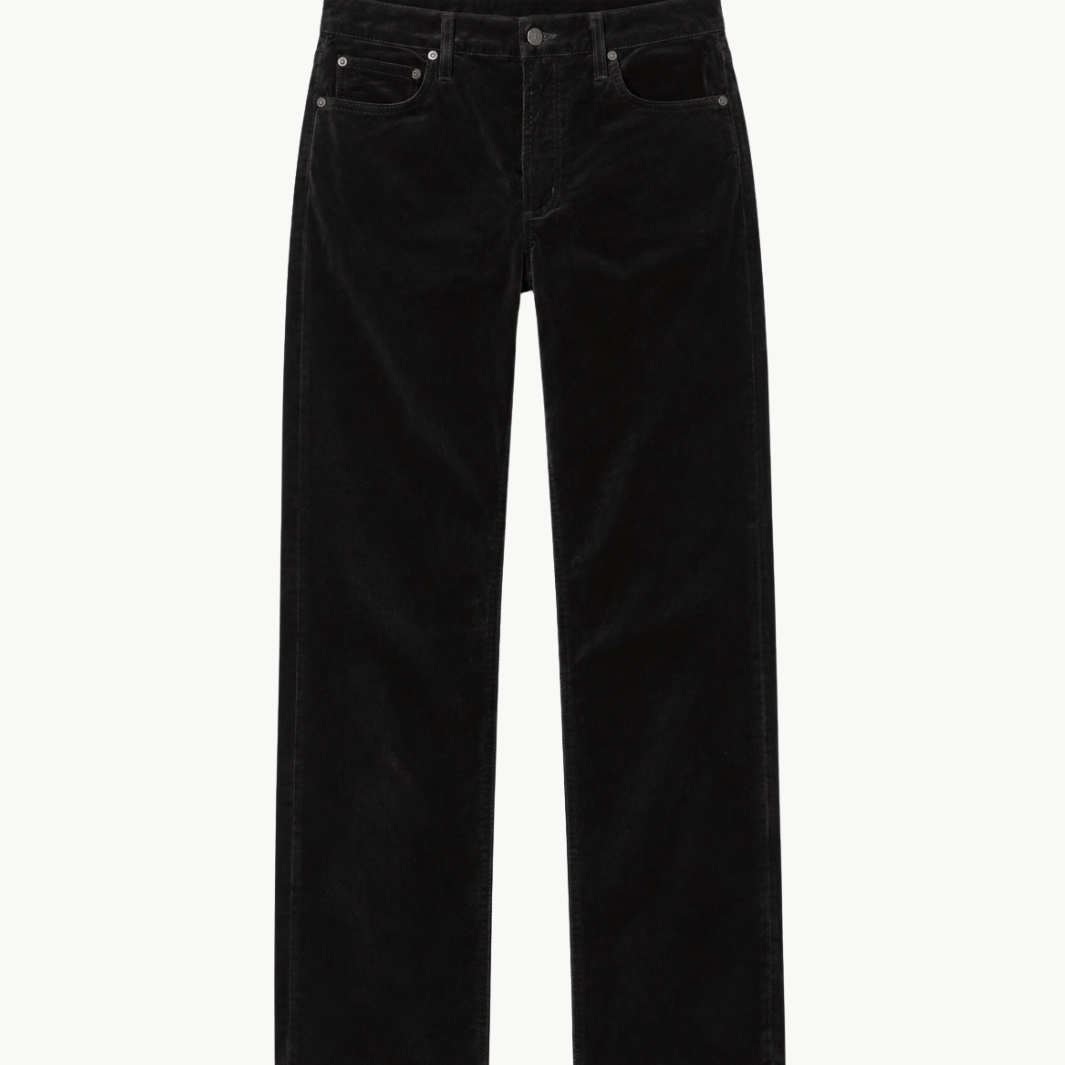 Anissa Velvet Straight Leg Jean