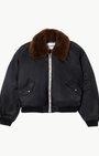 Re/Done SHRUNKEN BOMBER at Romi Boutique