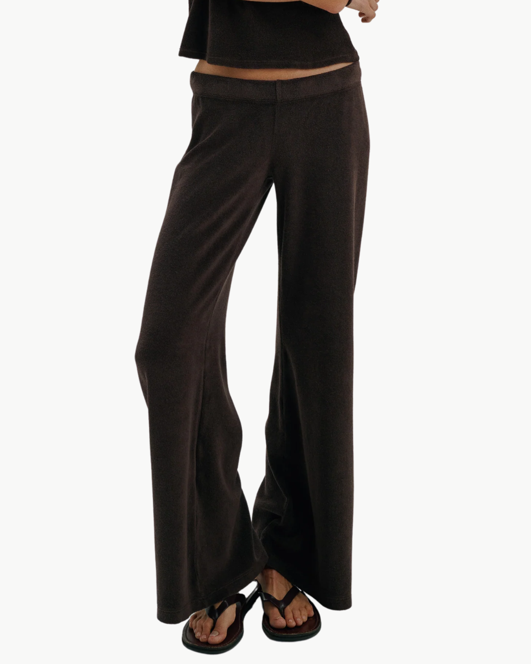 Suzie Kondi LITO LOW RISE FLARE PANTS at Romi Boutique