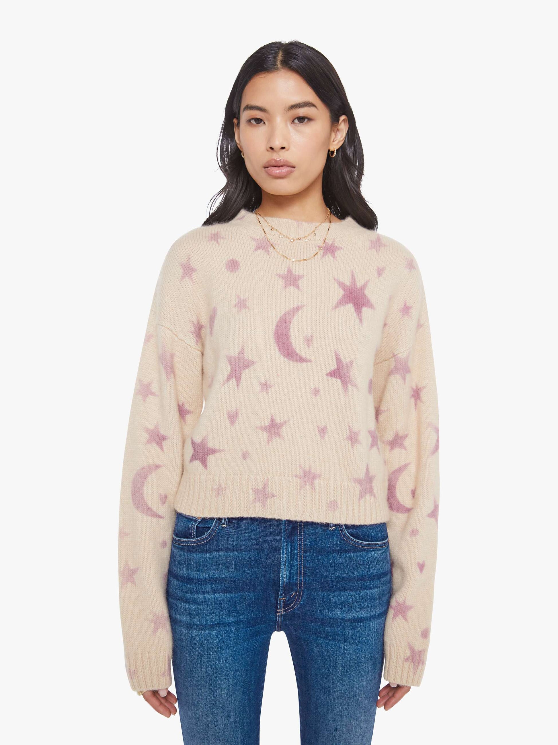 Mother The Crop Jumper at Romi Boutique