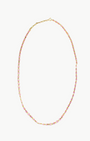 MARIT RAE OVAL LINK NECKLACE IN BUBBLEGUM PINK