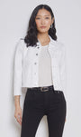 L'Agence Janelle Slim Raw Jacket at Romi Boutique