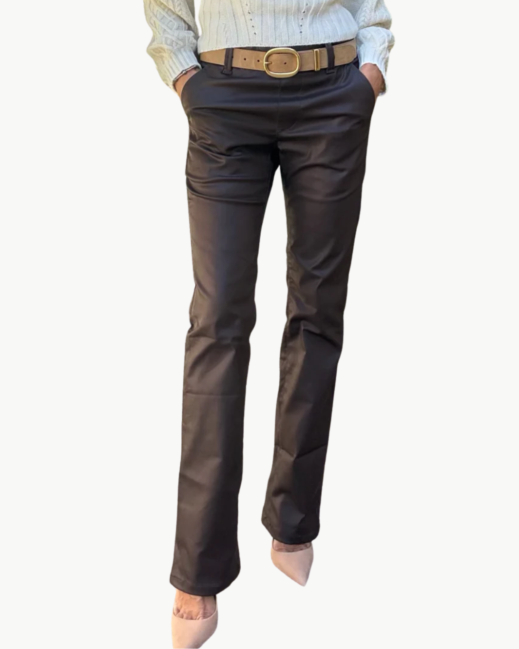 Bevy Flog Nansi Vegan Pant at Romi Boutique
