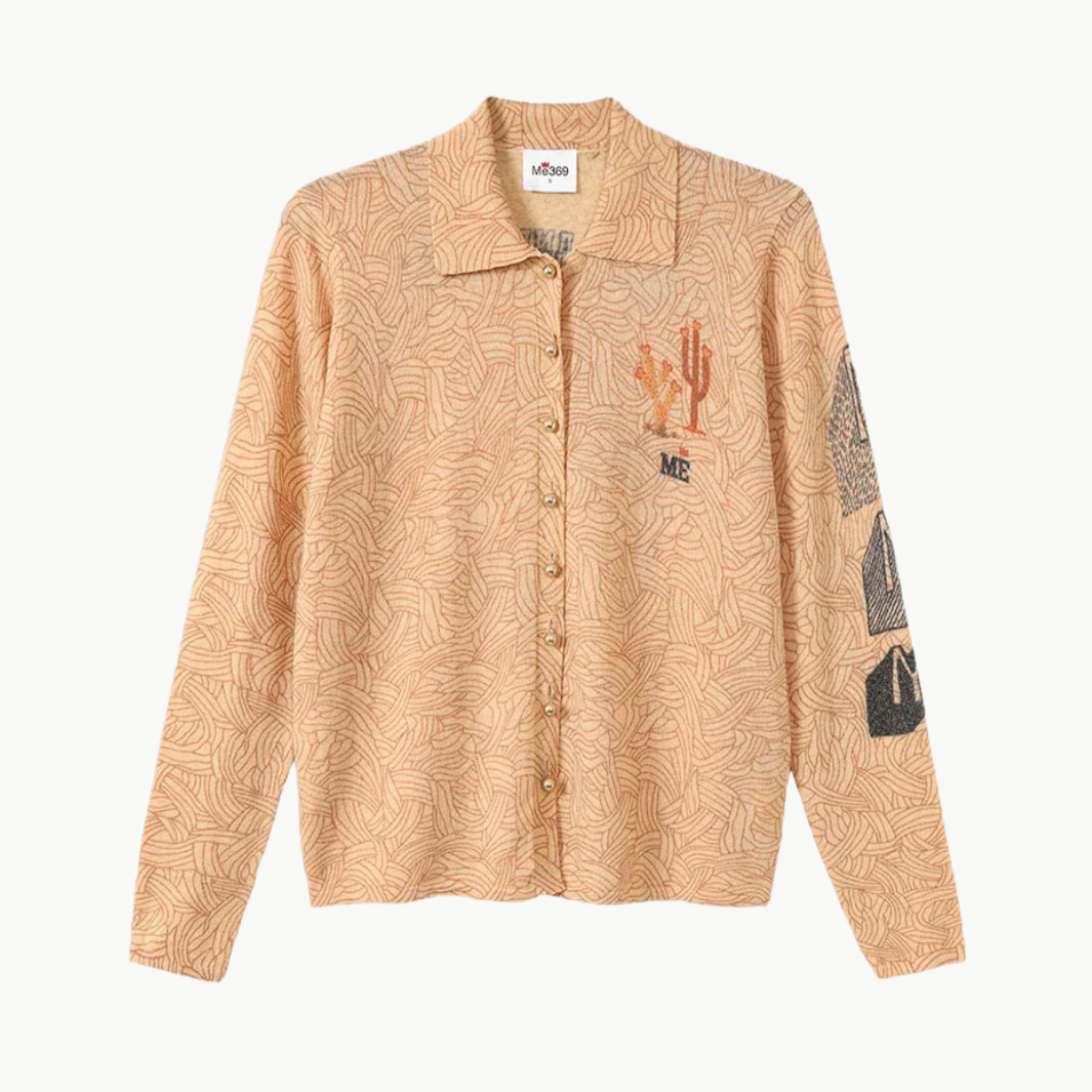 Me369 SERENITY BUTTON SHIRT at Romi Boutique