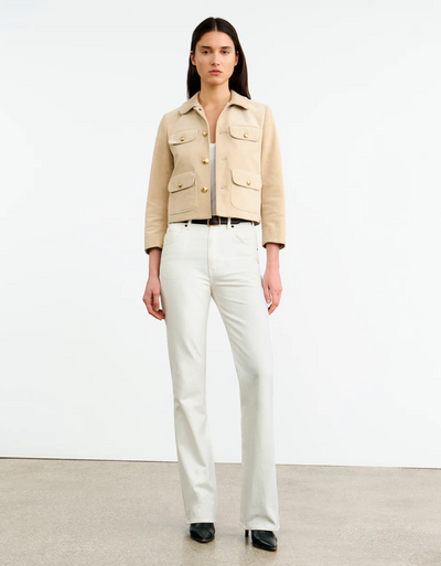 CHAMONIX JACKET IN LIMESTONE - Romi Boutique