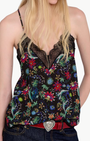 Zadig & Voltaire CHRISTY SOFT VIRGIN GARDEN CAMISOLE at Romi Boutique