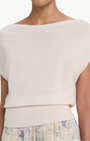 Ramy Brook Chet Merino Off-The-Shoulder Sweater at Romi Boutique