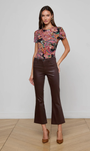 L'Agence KENDRA CROPPED FLARE at Romi Boutique